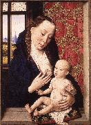 BOUTS, Dieric the Elder Mary and Child fgd oil painting on canvas